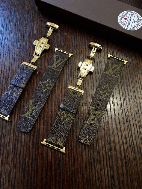 black louis vuitton apple watch band|lv apple watch band 44mm.